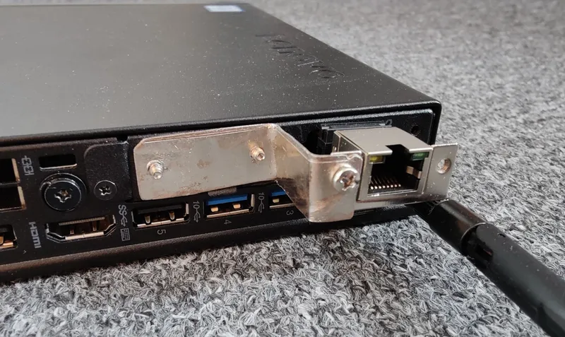 Back of the Lenovo
